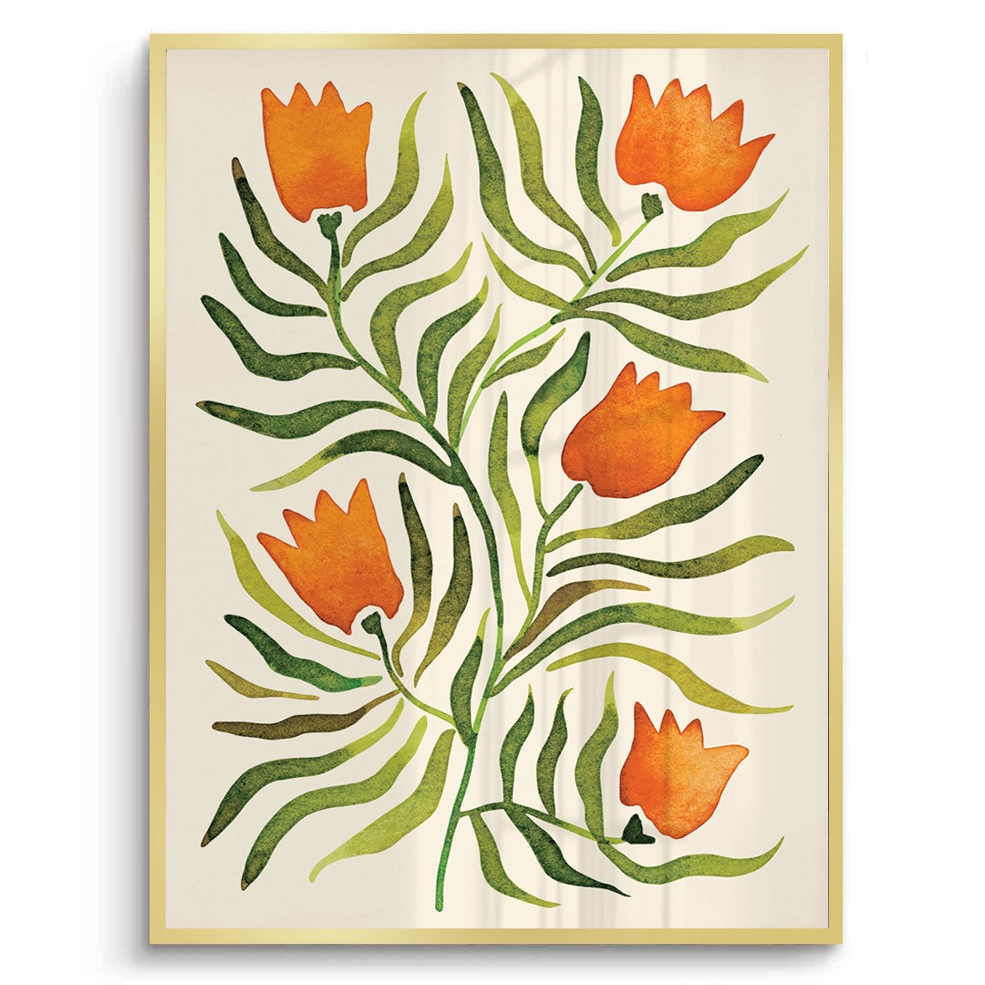 2Coral Tulip - Fine Art