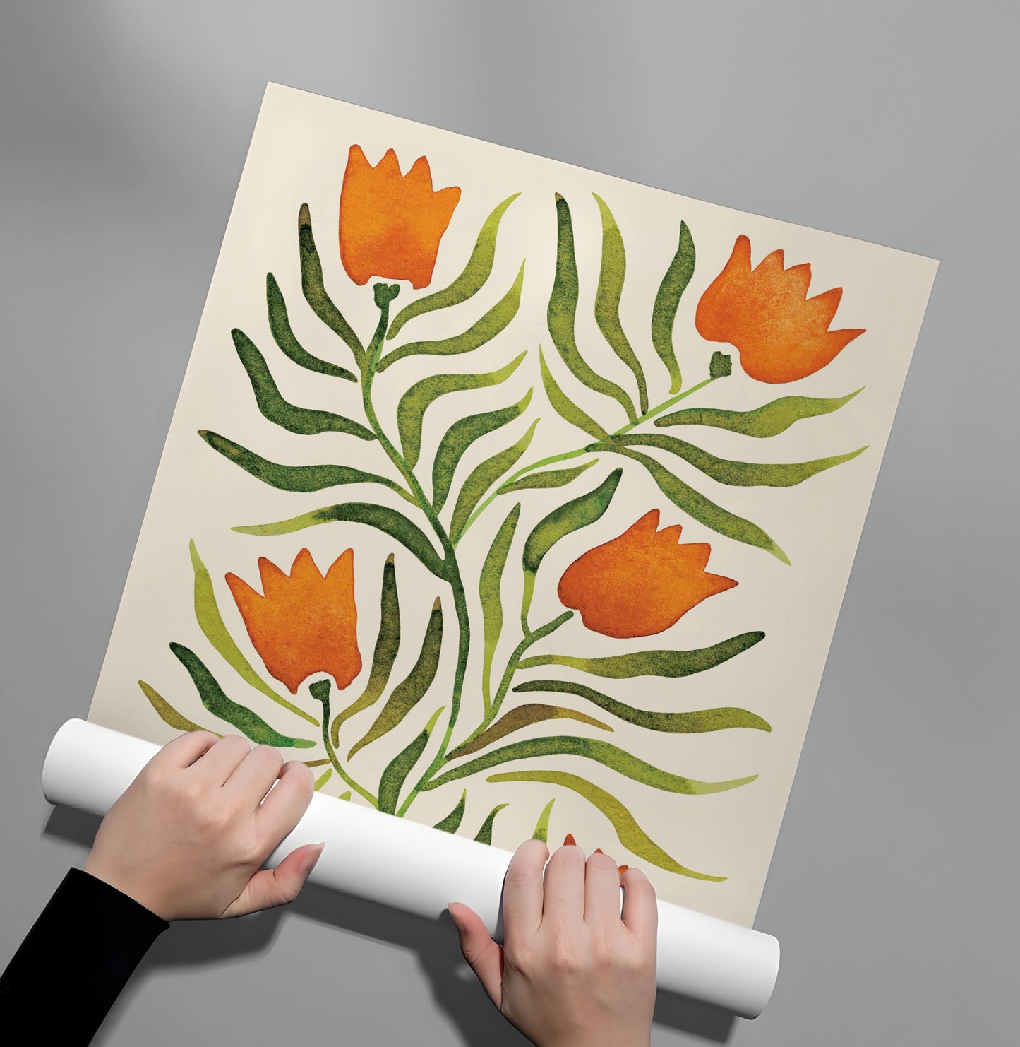 2Coral Tulip - Poster