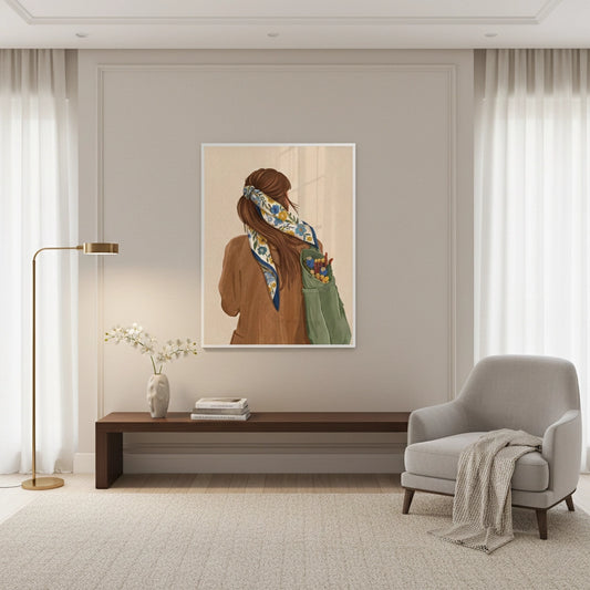 Cottagecore Girl - Fine Art
