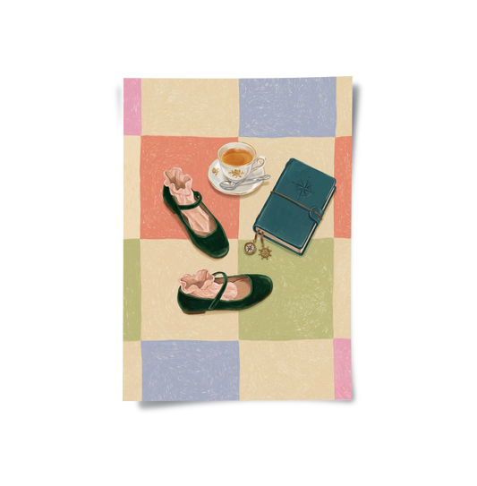 Cottagecore Tea Aesthetic - Poster