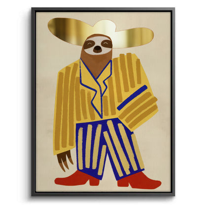 Cowboy Hat Sloth - Canvas