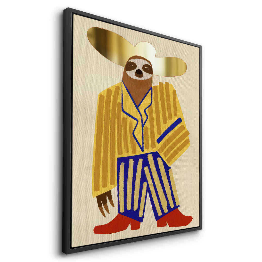 2Cowboy Hat Sloth - Canvas