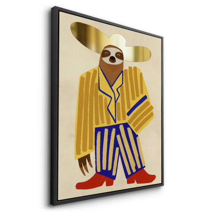 Cowboy Hat Sloth - Canvas