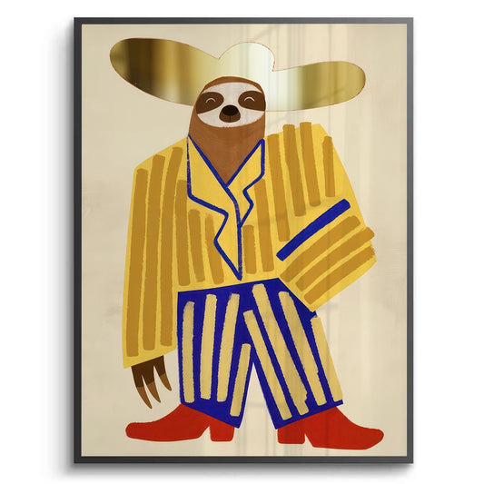 Cowboy Hat Sloth - Fine Art
