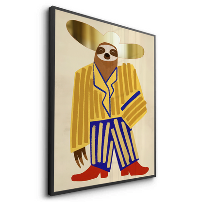 Cowboy Hat Sloth - Fine Art