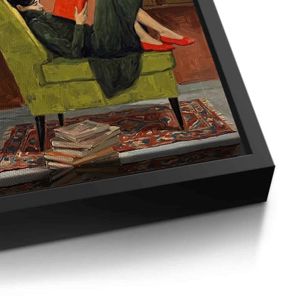 Cozy Reading Nook - Canvas