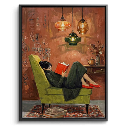 Cozy Reading Nook - Canvas
