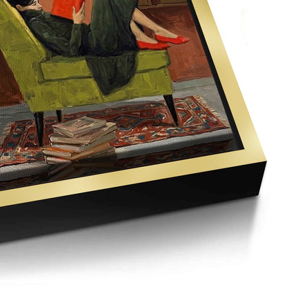 Cozy Reading Nook - Canvas