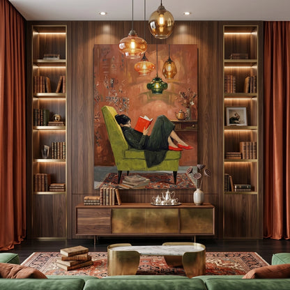 Cozy Reading Nook - Canvas