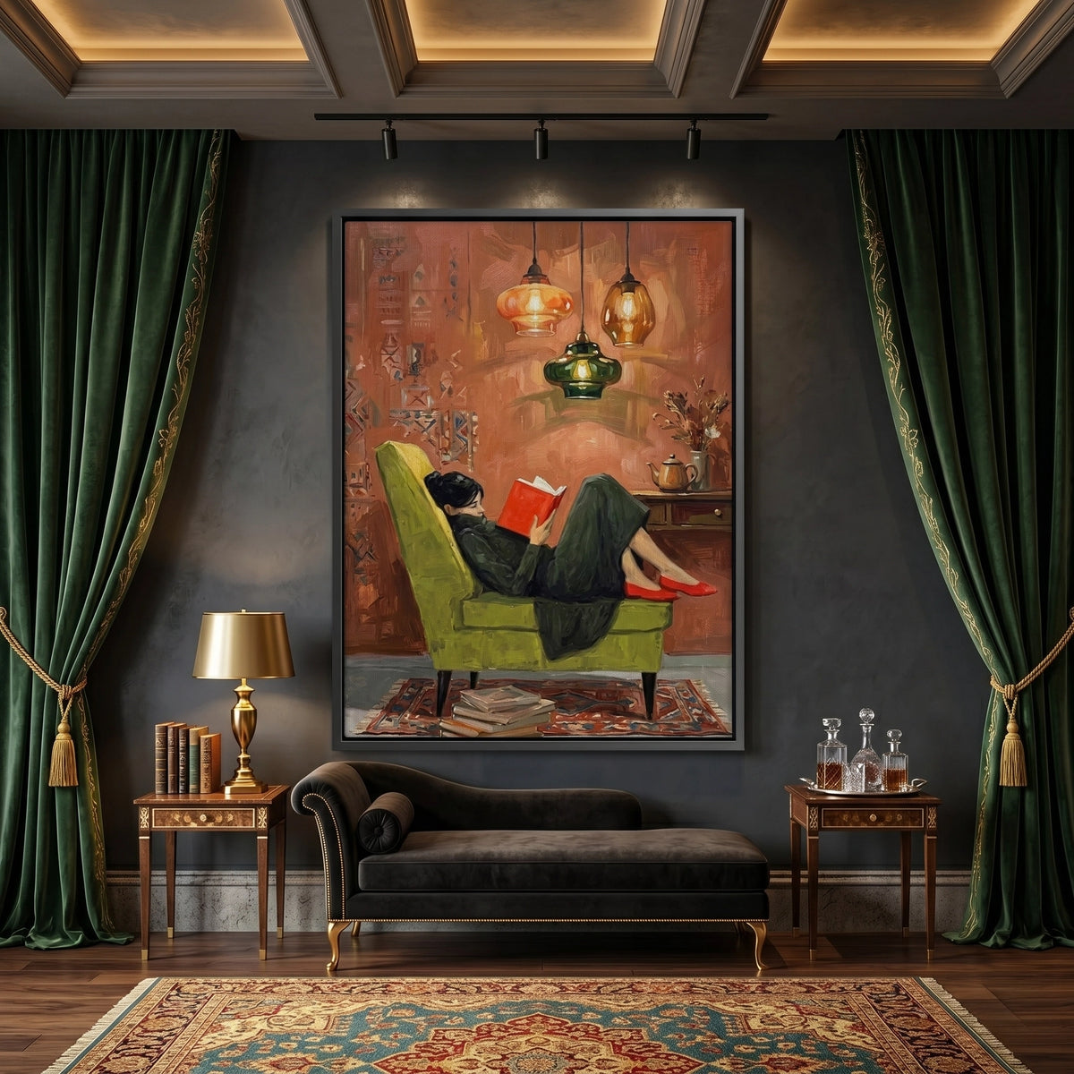 Cozy Reading Nook - Canvas