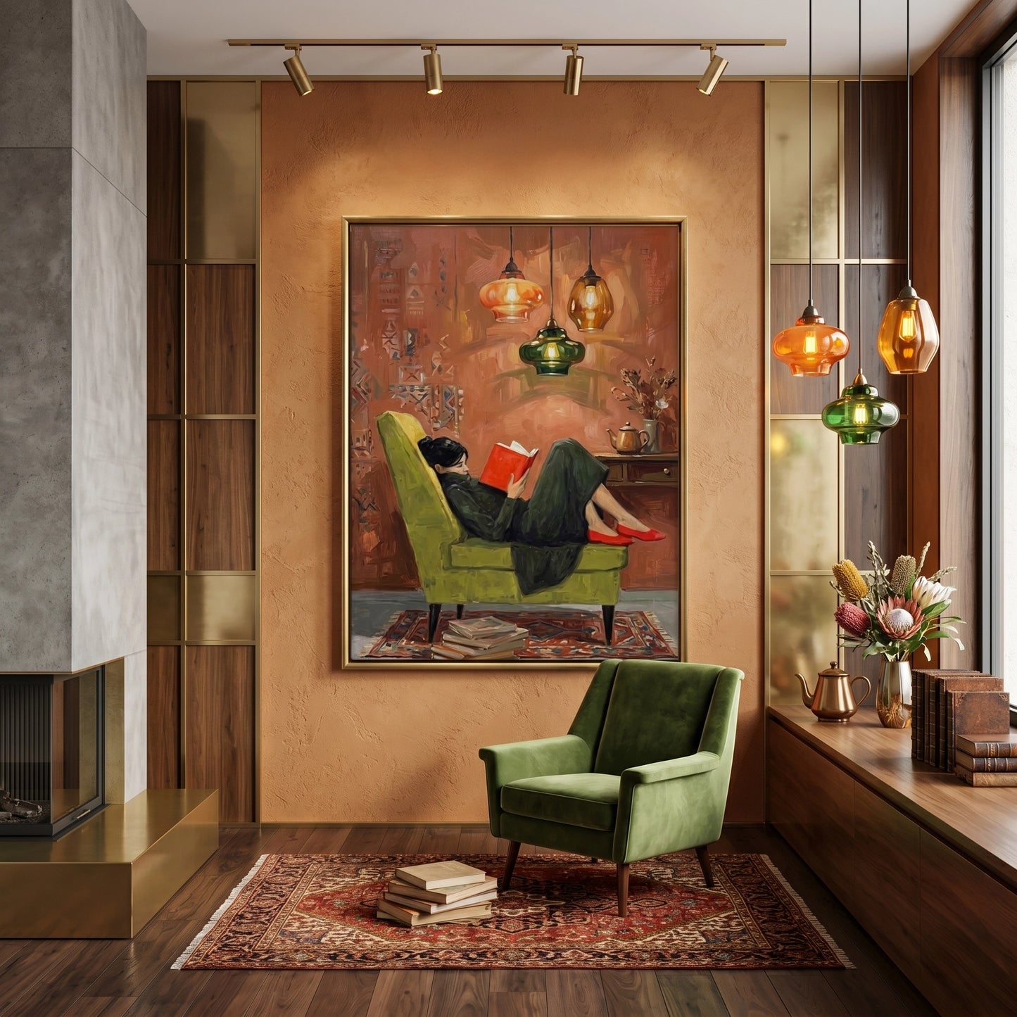 2Cozy Reading Nook - Canvas