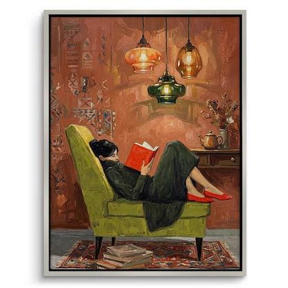 Cozy Reading Nook - Canvas