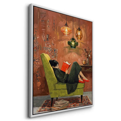 Cozy Reading Nook - Canvas
