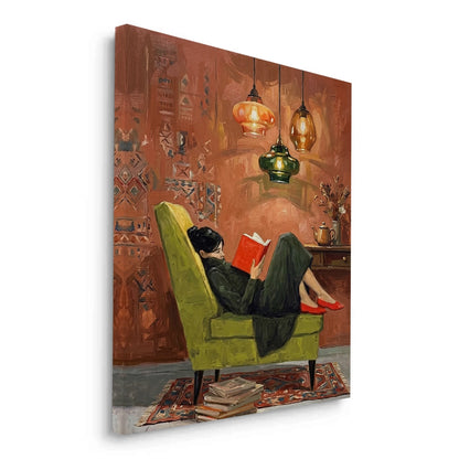 Cozy Reading Nook - Canvas