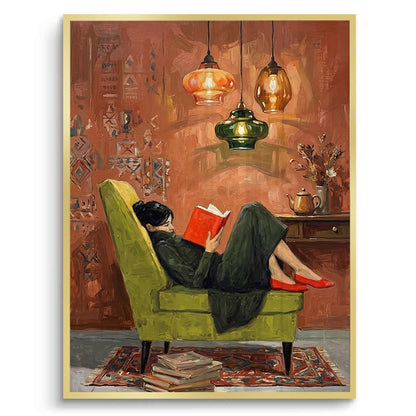 Cozy Reading Nook - Fine Art