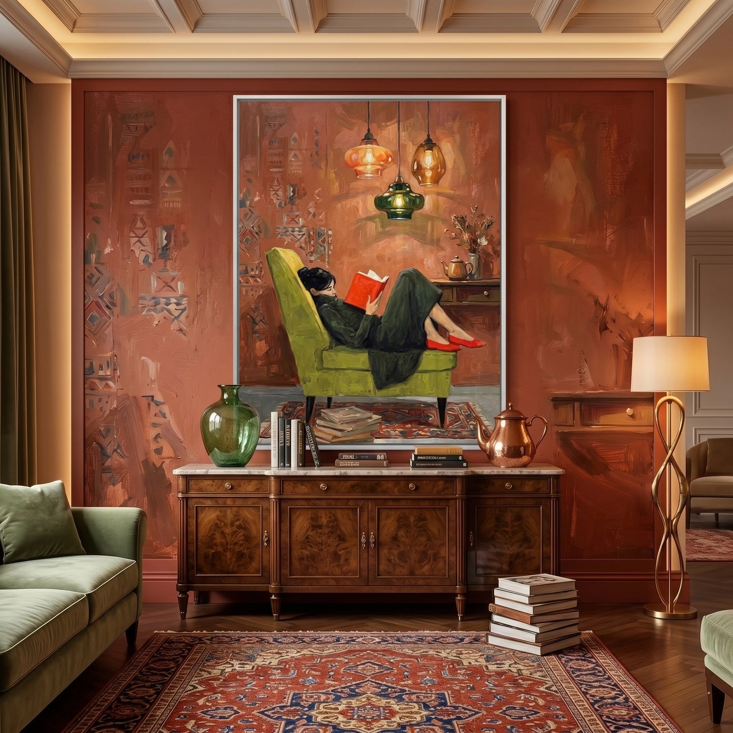2Cozy Reading Nook - Fine Art