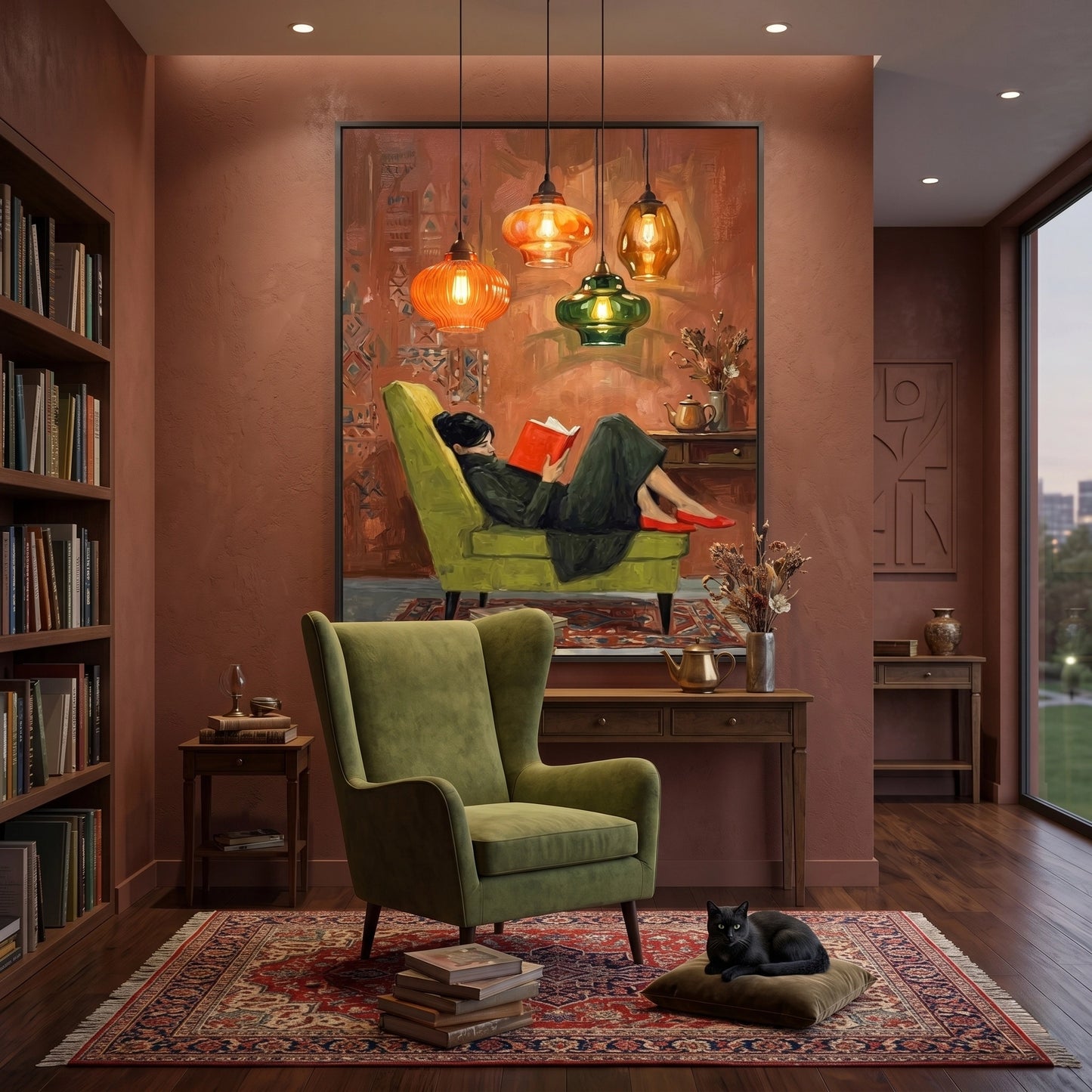 2Cozy Reading Nook - Fine Art
