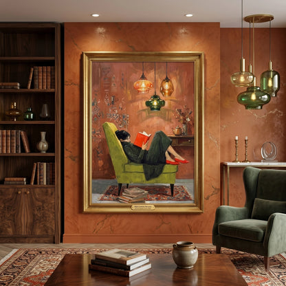 Cozy Reading Nook - Fine Art