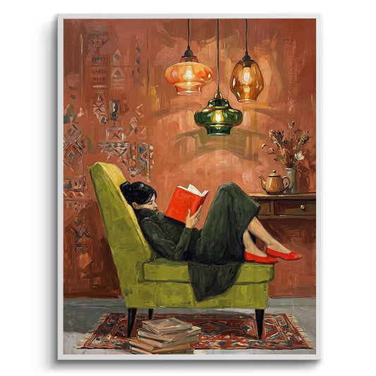 Cozy Reading Nook - Fine Art
