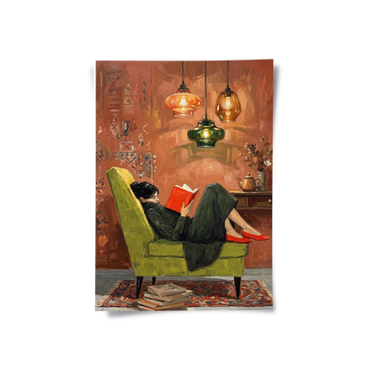Cozy Reading Nook - Poster