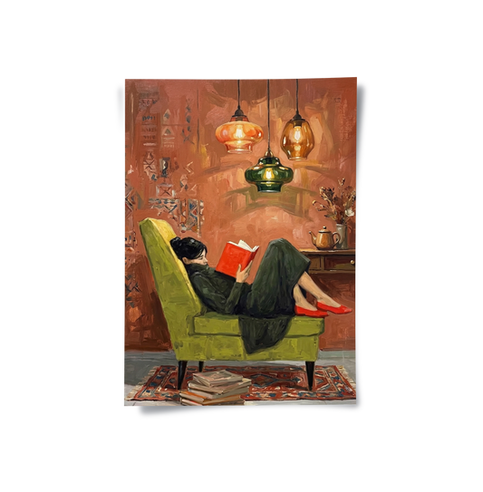 Cozy Reading Nook - Poster