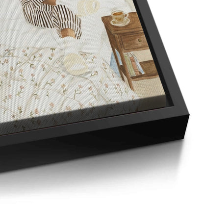 Cozy Reading Nook Art - Canvas