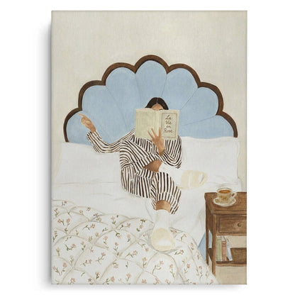 Cozy Reading Nook Art - Canvas