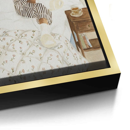 Cozy Reading Nook Art - Canvas