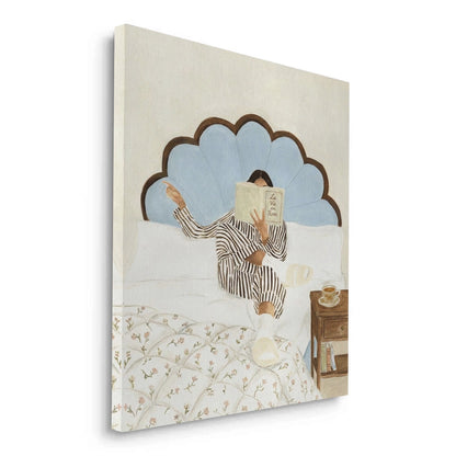 Cozy Reading Nook Art - Canvas