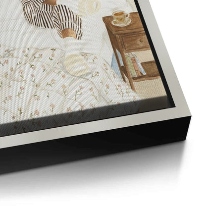 Cozy Reading Nook Art - Canvas