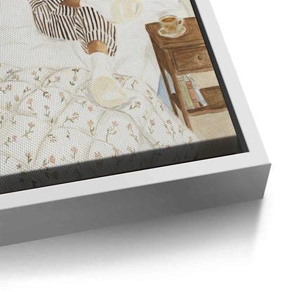 Cozy Reading Nook Art - Canvas