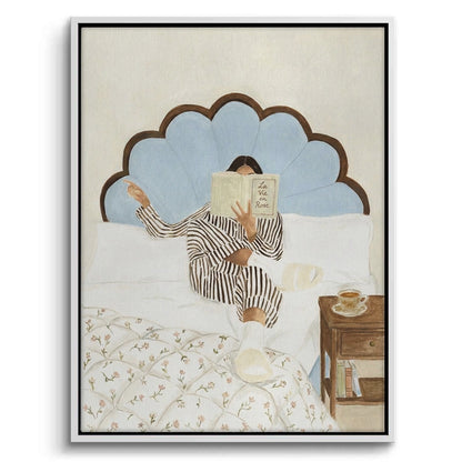 Cozy Reading Nook Art - Canvas