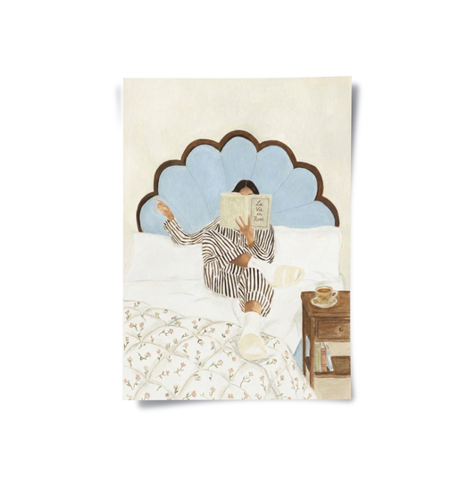 Cozy Reading Nook Art - Poster