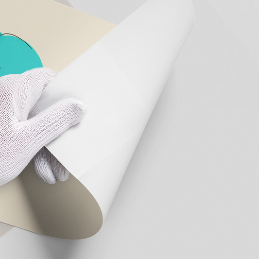 Cute Safari Friends Giving Flower - Poster