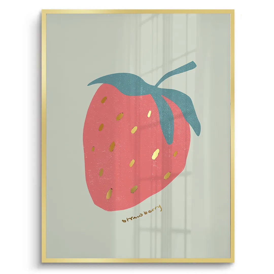 2Cute Strawberry - Fine Art