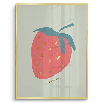 Cute Strawberry - Fine Art