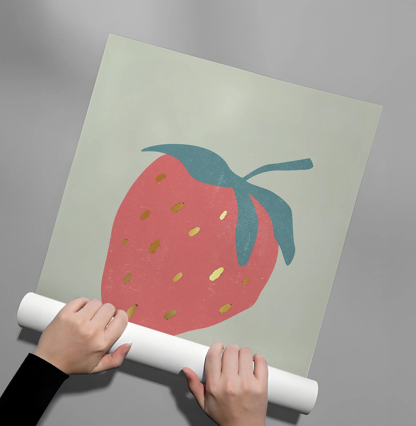 2Cute Strawberry - Poster
