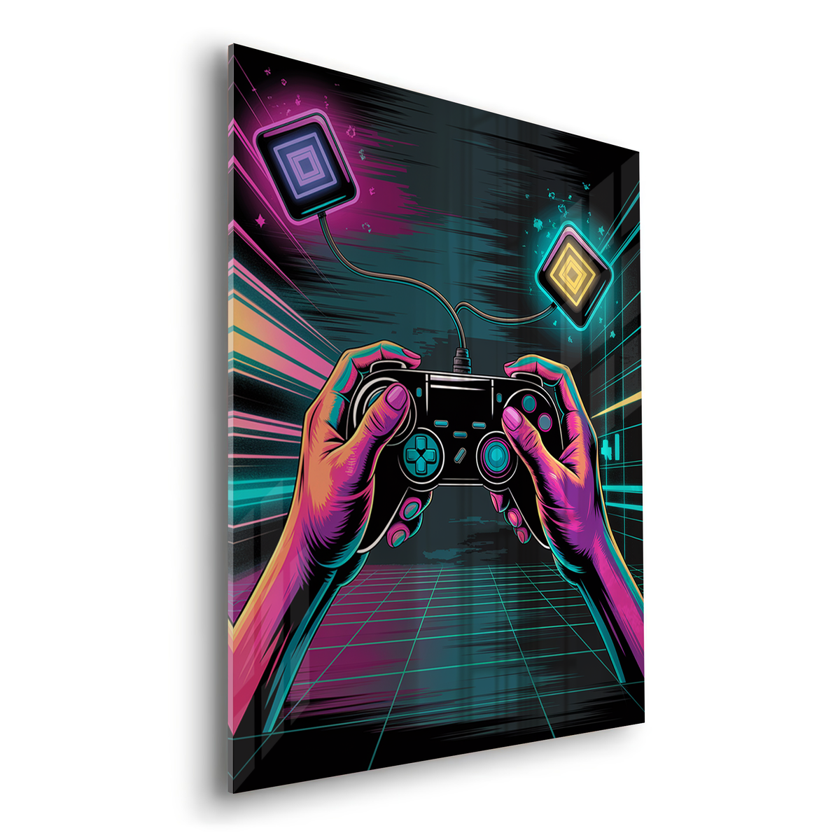 Cyberpunk - Acrylic - Jasmineart.ae