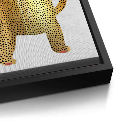 Dancing Leopard - Canvas