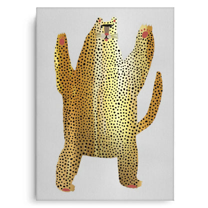Dancing Leopard - Canvas
