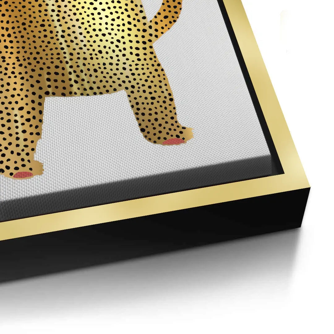 2Dancing Leopard - Canvas