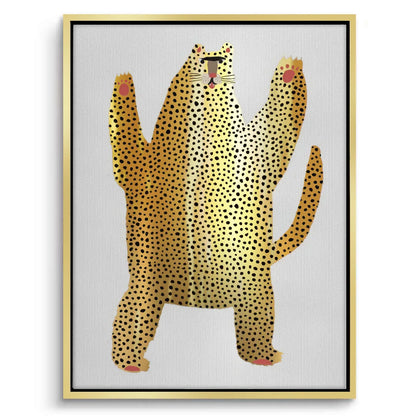 Dancing Leopard - Canvas