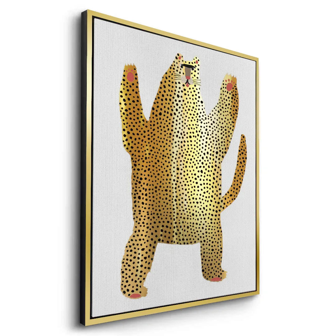 2Dancing Leopard - Canvas