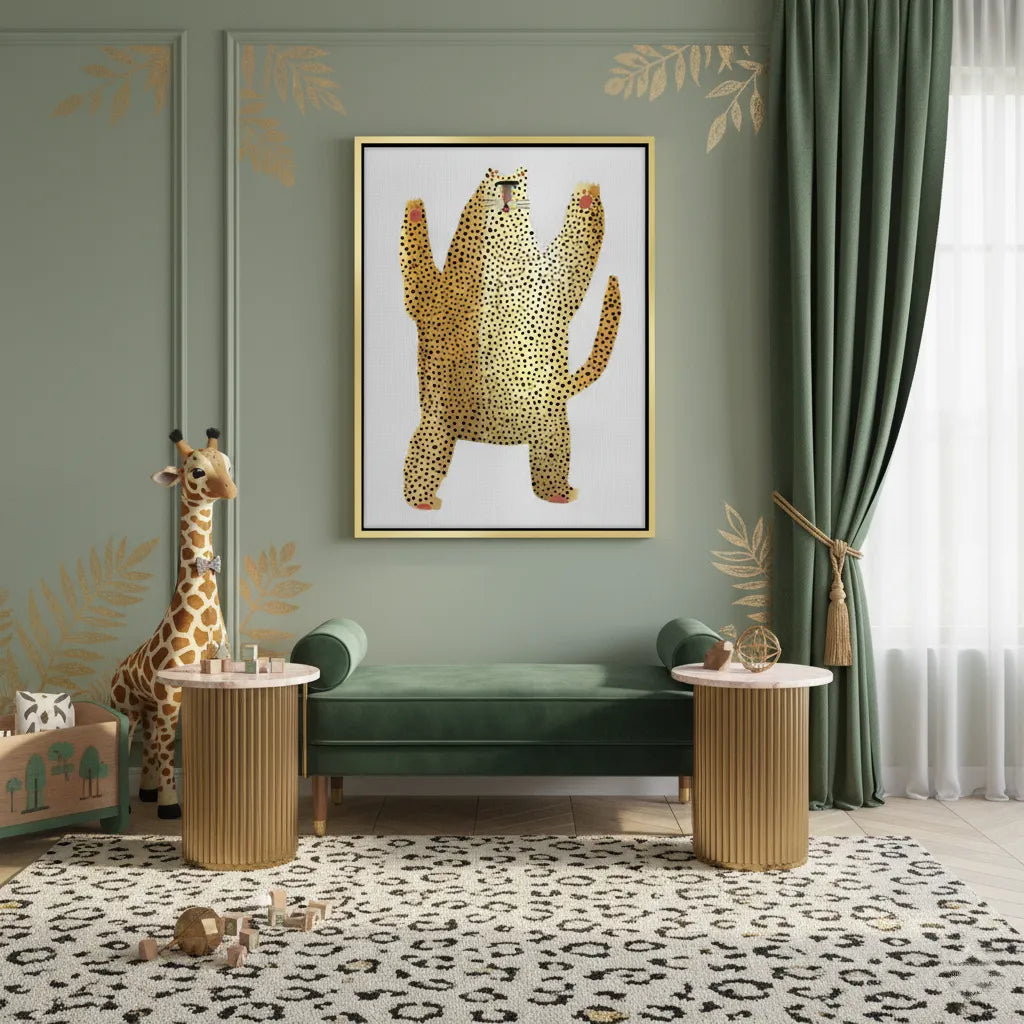 2Dancing Leopard - Canvas