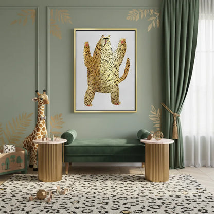 Dancing Leopard - Canvas