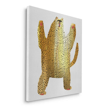 Dancing Leopard - Canvas