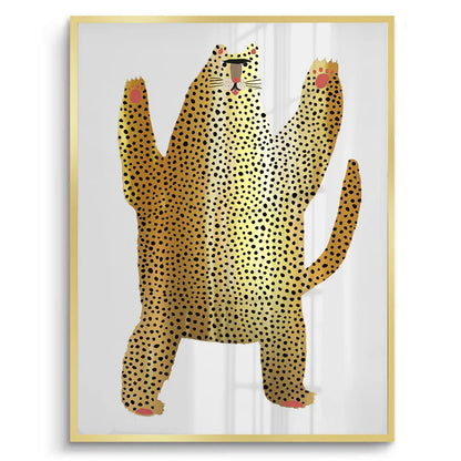 Dancing Leopard - Fine Art