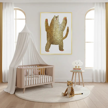 Dancing Leopard - Fine Art