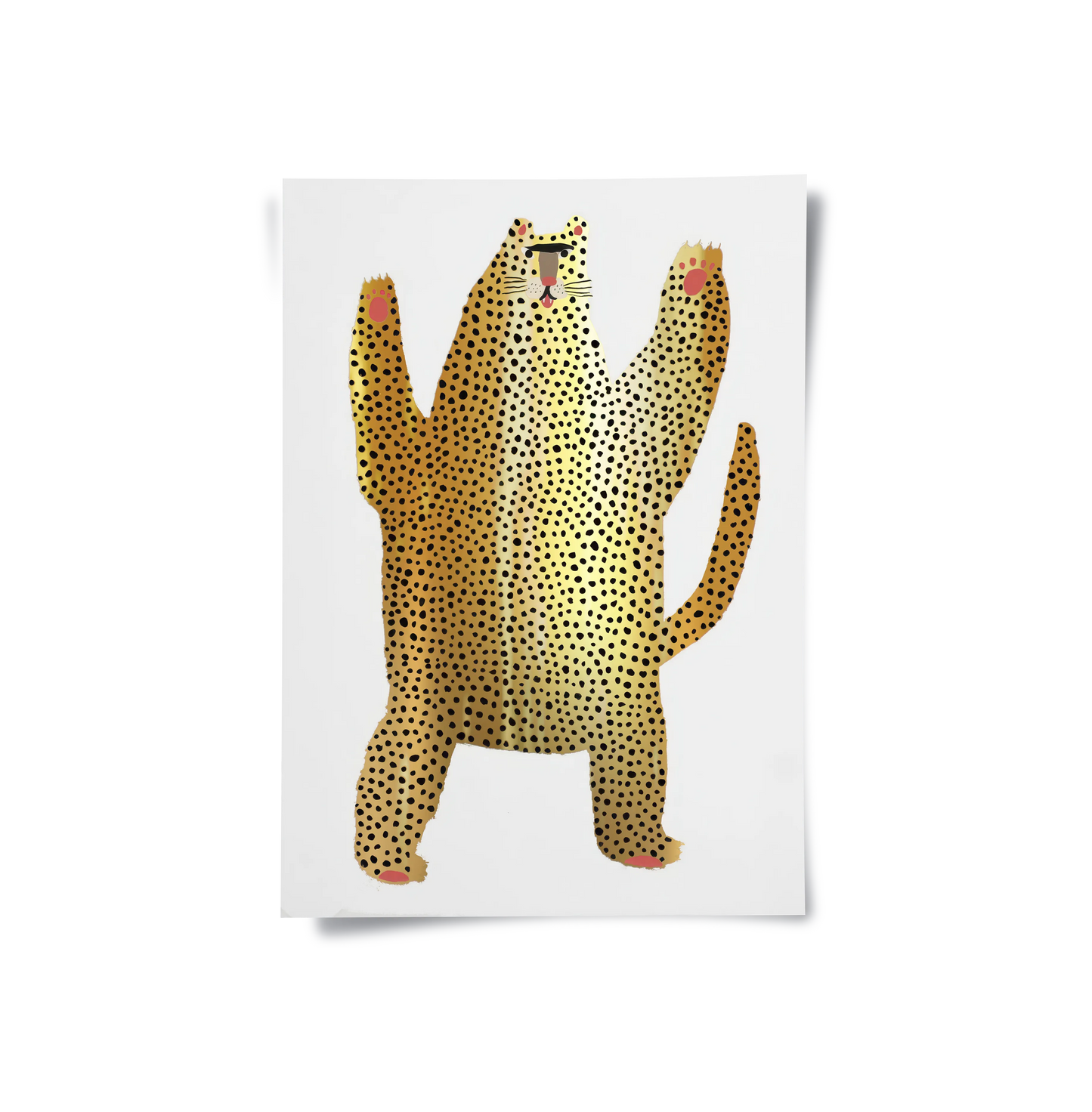 2Dancing Leopard - Poster