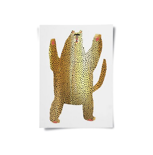 Dancing Leopard - Poster
